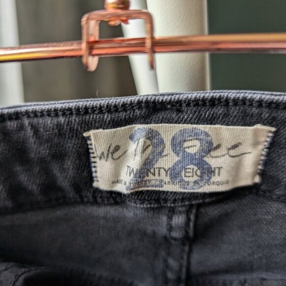 Nwt Free People Universal Thread Black Straight Leg Jeans - Picture 5 of 9